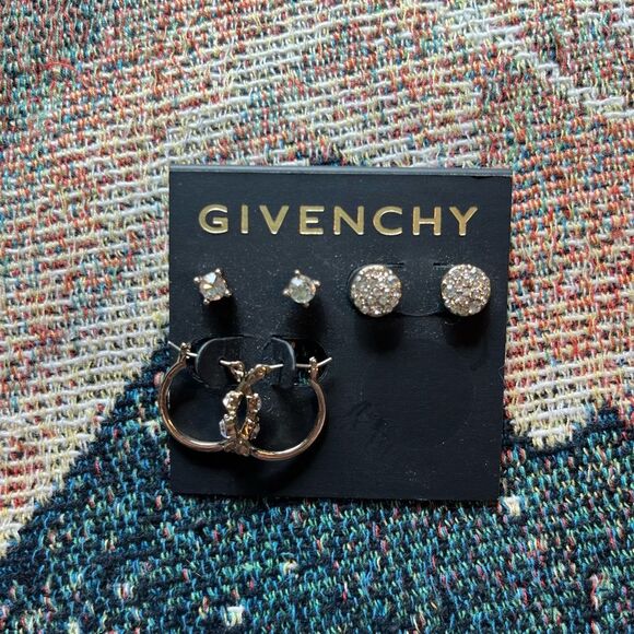 Givenchy Gold and Silver Earrings Elegant Jewelry Set Brand New Designer Silver - Picture 1 of 7